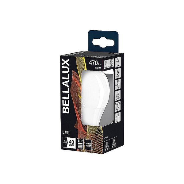 Bellalux Led Forma 5,5W = 40W E27 Opaco 827 Bianco Caldo 2700K 200°-image
