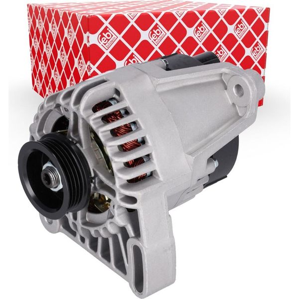 Febi Bilstein 102931 Alternatore Lima 65A 12V Per Fiat Punto (188) Doblo Kombi (119, 223) Seicento / 600 Hatchback (187) Panda Hatchback-image