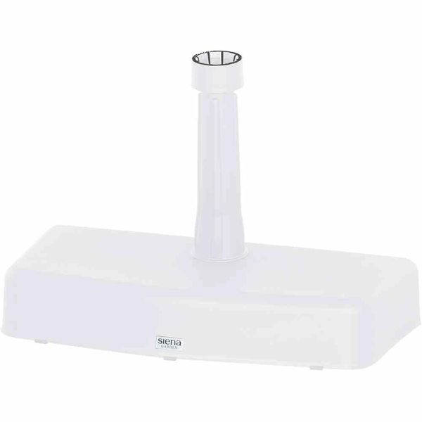 Supporto Da Balcone Siena Garden 20 Kg, Tubo Di Plastica Bianco-image