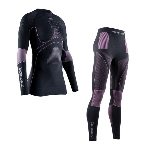 X-BIONIC Energy Accumulator 4.0 Maglia Funzionale A Maniche Lunghe Da Donna Antracite/Magnolia Xs-image