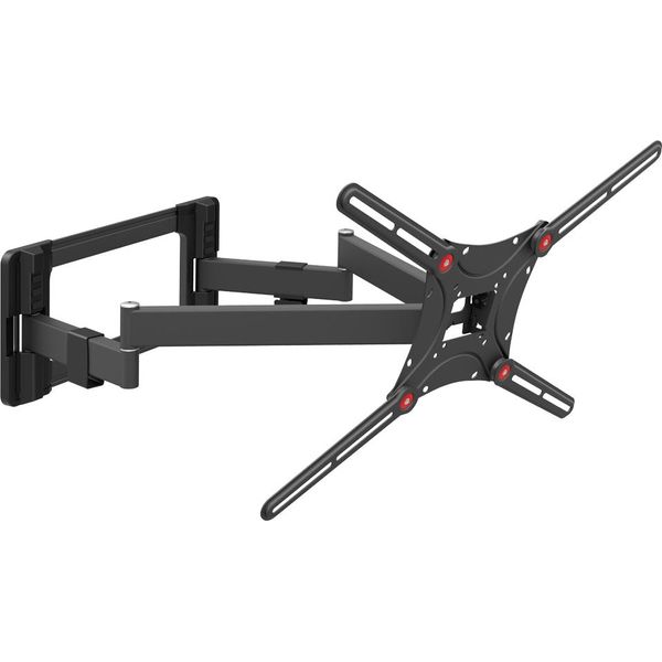 Barkan - Supporto A Parete 40 Pollici - 90 Pollici/101 Cm - 229 Cm Altezza, Angolo Di Visione, Rotazione, Profondità E Inclinazione Regolabili Tv Piatto/Curvo-image