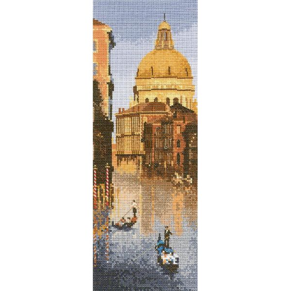 Set Punto Croce Heritage Aida "Venezia (A)"", Schema Di Conteggio, Jcve527-A, 31X11Cm"-image