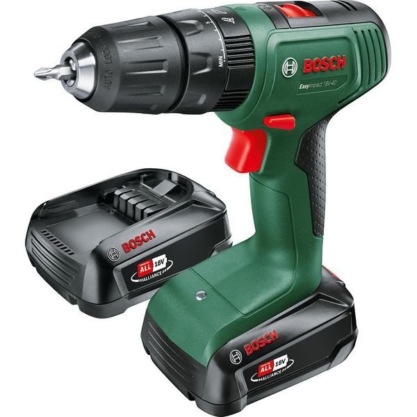 Trapano Avvitatore A Batteria Easyimpact 18V-40, 2 Batterie Pba 18V 1,5Ah-image