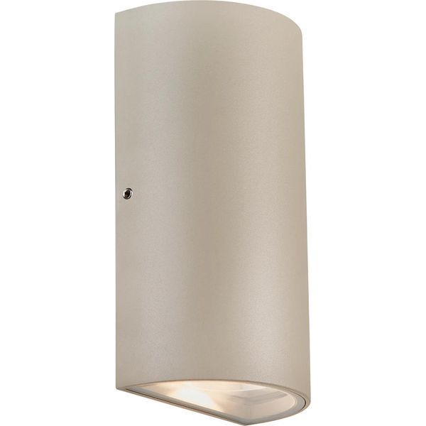 Nordlux Rold Lampada Da Parete Rotonda A Led Per Esterni, Variante: 160 X 90 Mm, Led, 350 Lm, 3000K, Sabbia-image