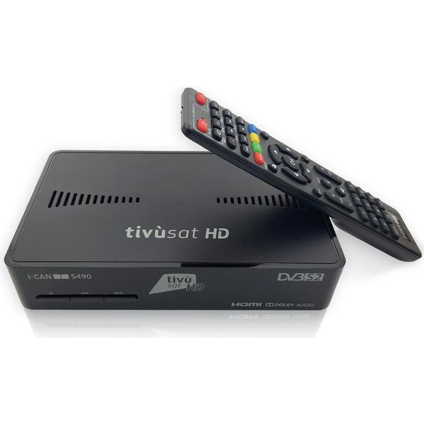 I-Can S490 Decoder Satellitare Con Smart Card Tivusat Classic Hd-image