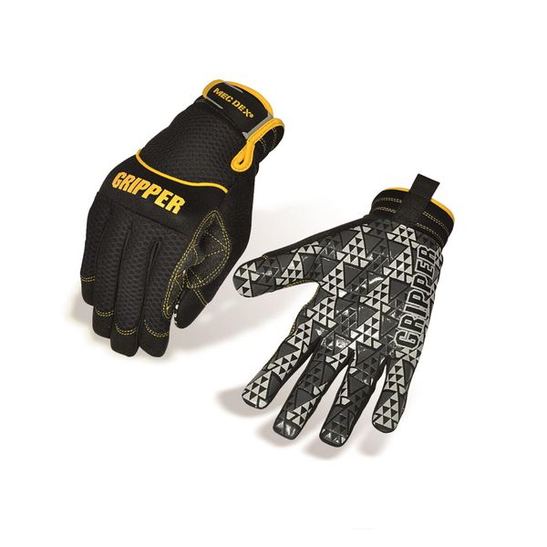 Guanto Mex Dex Mechanic PR-741, Grip, Nero, Taglia 08 (Confezione Da 1 Paio)-image