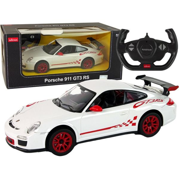 Auto R/C Porsche 911 Gt3 Rs 1:14 Rastar Bianco-image