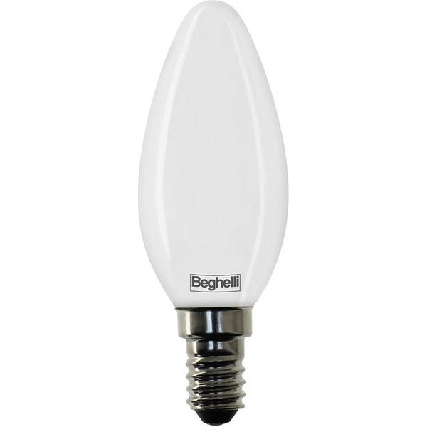 Beghelli Tuttovetro Lampada A Risparmio Energetico Bianco Caldo 3000 K 4 W E14 E-image