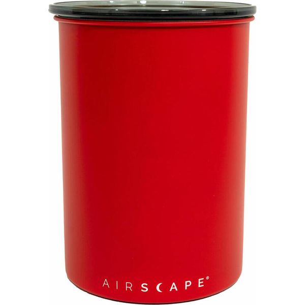 Airscape Edelstahl-AromabehäLter Mittel, Kaffeedose, Aufbewahrungdose, Edelstahl, Signalrot Matt, AS2807-image
