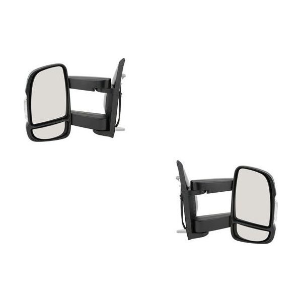 Johns, Set Specchietto Destro E Sinistro Nero Per Opel Movano C U9 12/21- Nuovo 8153Y4 00008153Y4 815469 0000815469 8154NK 00008154NK 735424440-image