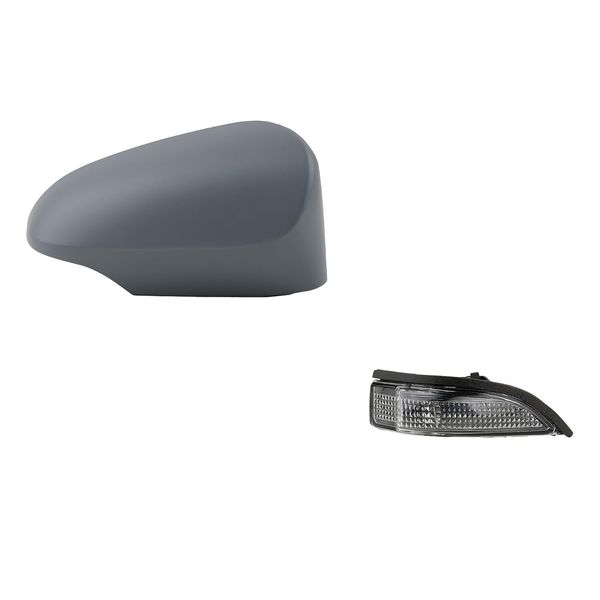 Johns, Calotta Specchietto + Indicatore Specchietto Si Adatta A Toyota Yaris XP13 09/11- Destra Beifa. 879150D909 817310D080 817300D080-image