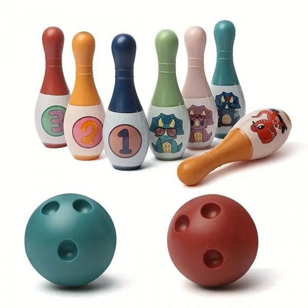 Birilli Di Plastica Woopie, Animali E Numeri (8 Pezzi)-image