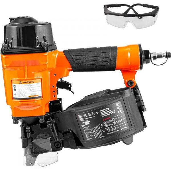 Pistola Sparachiodi Ad Aria Compressa MCN55 - Cucitrice Da 25-57 Mm - Chiodatrice Ad Aria Compressa Ad Alte Prestazioni Per Lavori Precisi - Chiodatrice Pneumatica Professionale-image