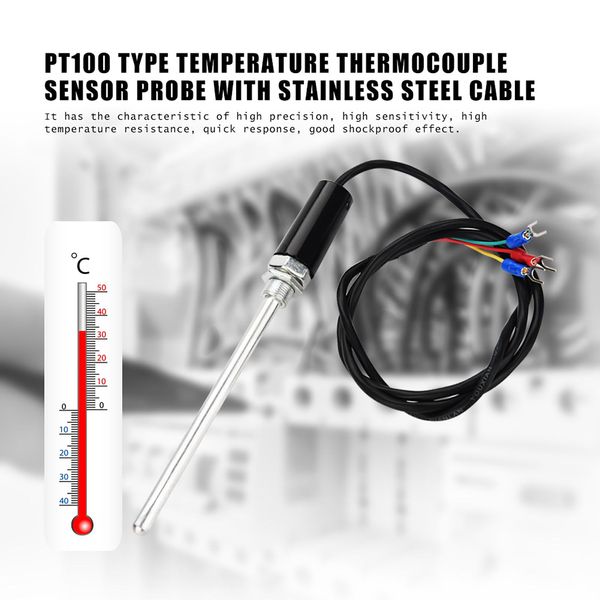 Sensore Di Temperatura, Sensore A Termocoppia Di Temperatura, Sonda Del Sensore Di Temperatura, Sonda Del Sensore PT100, Sonda Del Sensore A Termocoppia Di Temperatura-image