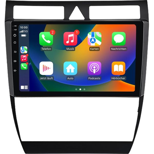 Autoradio 32GB Per Audi A6 S6 Avant Dal 1997 2Din Android Radio Carplay Navi Wifi Dsp Gps Dab Bluetooth-image