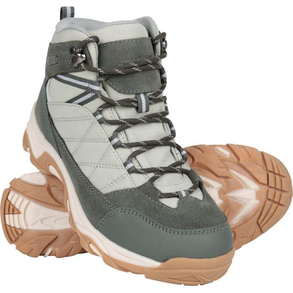 Mountain Warehouse - Damen Wanderstiefel "Rapid"", Wildleder MW1184 (37 Eu) (Helles Khaki)"-image