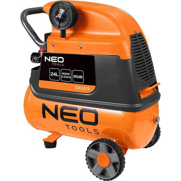 Neo Tools Compressore, Compressore D'aria Da 24 Litri, Pressione Massima 8 Bar, 900 W, 135 L/Min. Pressione 8 Bar, 900 W, 135 L/Min-image