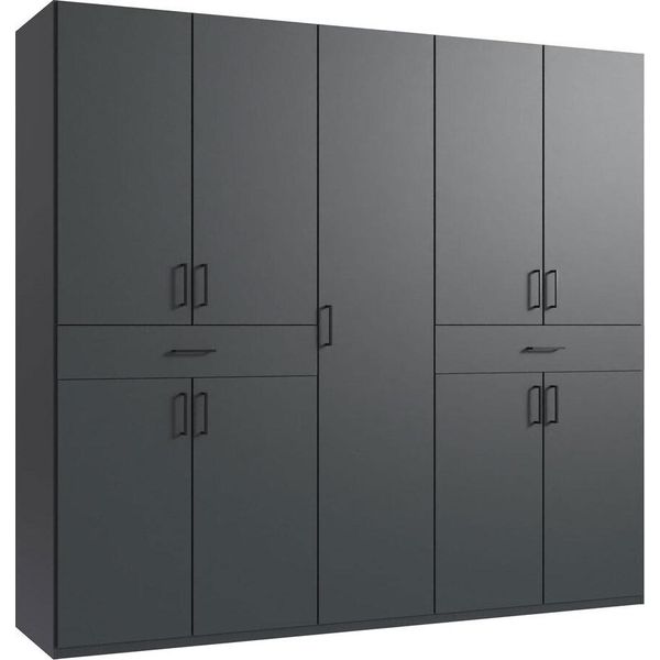 Armadio Tibet Anta Battente Design Armadio Selezionabilegraphite-image
