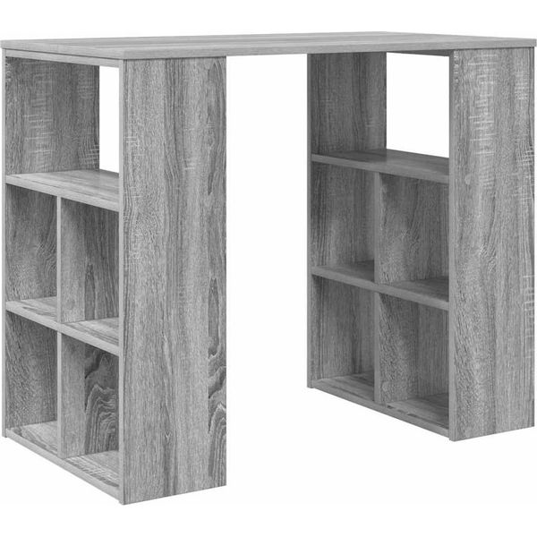 Vidaxl Scrivania Grigio Sonoma 90 X 50 X 75 Cm Materiale A Base Di Legno-image