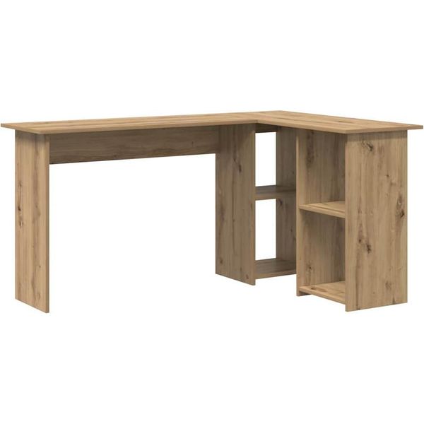 Vidaxl Scrivania Artisan In Rovere 142 X 102 X 73 Cm Materiale In Legno-image