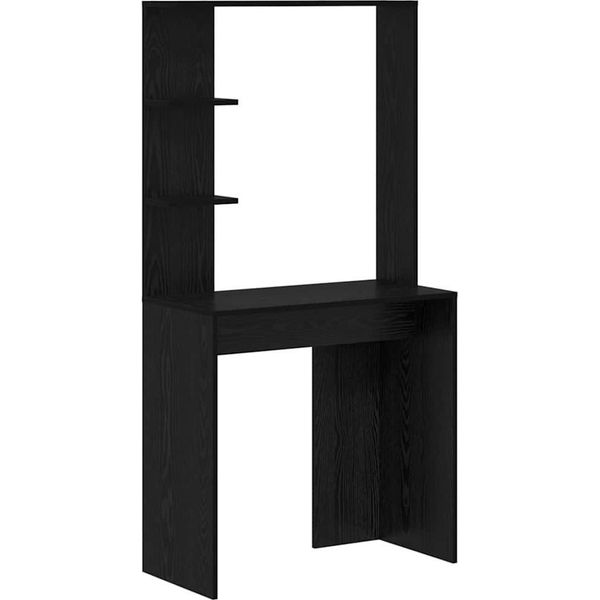 Vidaxl Scrivania In Rovere Nero 78,5 X 37 X 154,5 Cm Materiale In Legno-image