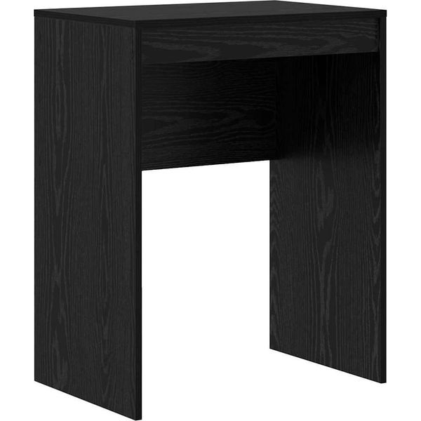 Vidaxl Scrivania In Rovere Nero 60 X 40 X 76 Cm Materiale A Base Di Legno-image
