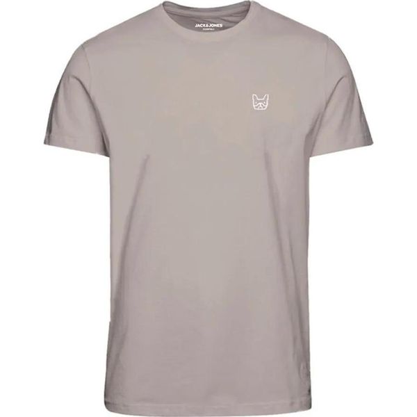Jack & Jones Denim Dog Maglietta A Maniche Corte Regular Fit Beige 2XL Uomo Beige 2XL-image