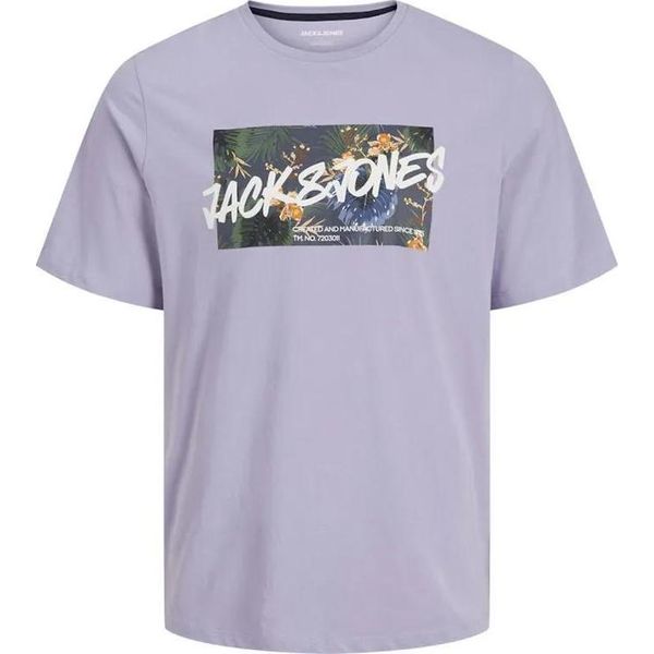 Jack & Jones Hawaii Shape - Maglietta A Maniche Corte Viola S Uomo Viola S-image