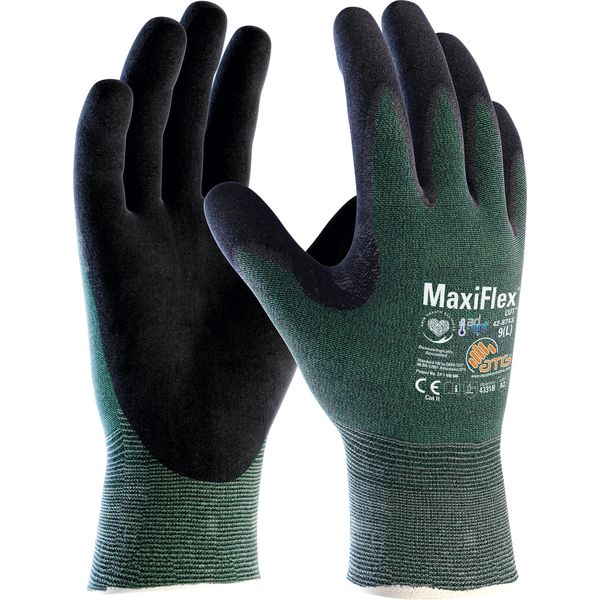 Guanti Antitaglio Maxiflex® Cut™ AD-APT® 42-8743 Taglia 8 Verde En 388 Dpi Categoria Ii-image