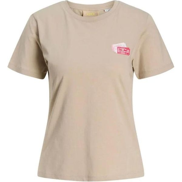 Jack & Jones Carly - Maglietta A Maniche Corte Jjxx A Vestibilità Regolare Beige M Donna Beige M-image