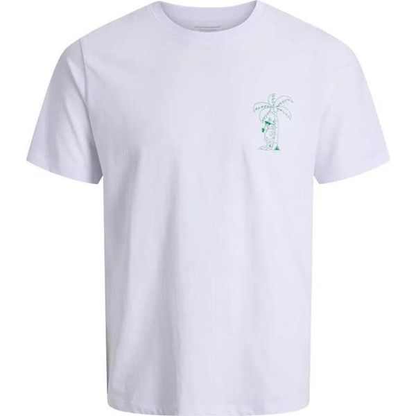 Jack & Jones Dawn Standard Fit - T-Shirt A Manica Corta Bianco L Uomo Bianco L-image