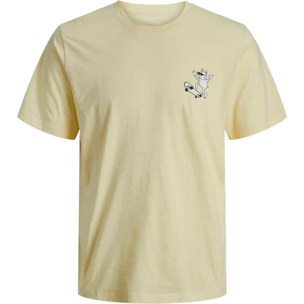 Jack & Jones Dawn Standard Fit - T-Shirt A Maniche Corte Giallo L Uomo Giallo L-image