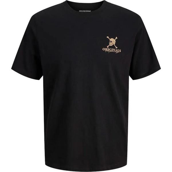 Jack & Jones Rollo Standard Fit Maglietta A Maniche Corte Nero 2XL Uomo Nero 2XL-image