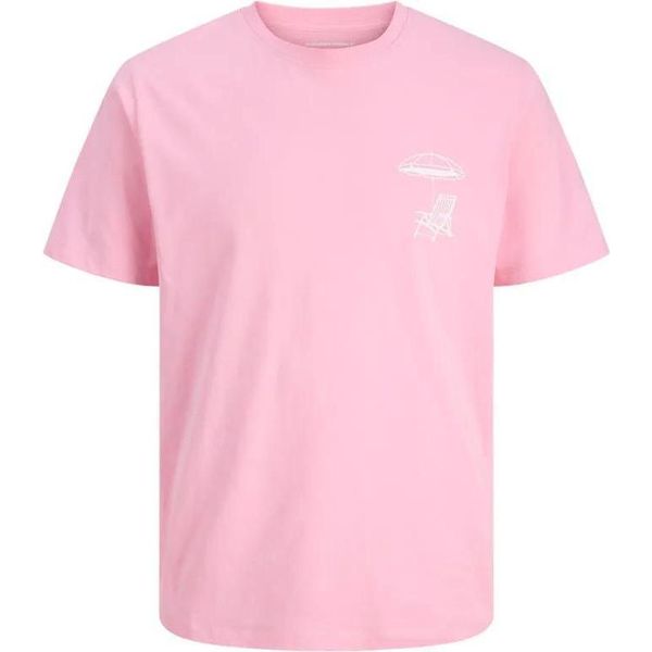 Jack & Jones Tarot Maglietta A Manica Corta Standard Fit Rosa 2XL Uomo Rosa 2XL-image