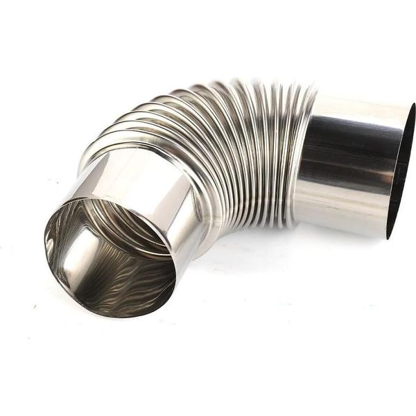 Acciaio Inox 90 Gradi Gomito Camino Fodera Gomito Tubo Multi Canna Fumaria Per Campeggio All'aperto Cucina A Legna Campeggio Cucina Accessori 60 Mm 70 Mm 80 Mm(1)-image