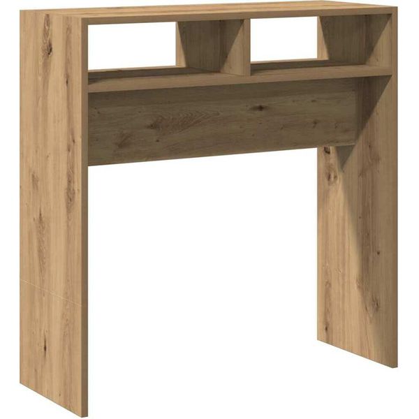 Syfax™ Tavolo Consolle Rovere Artigianale 78X30X80 Cm In Truciolato-image