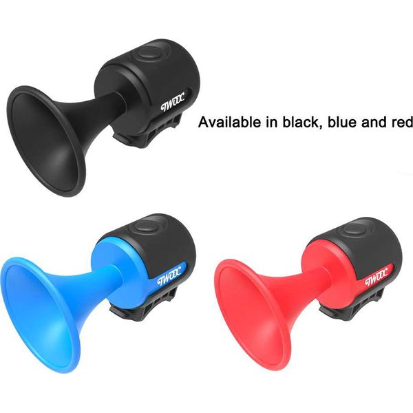 Twooc Campanello Elettrico Per Bicicletta 120Db Mini Clacson Per Bicicletta Alimentato A Batteria Impermeabile Per Mtb Mountain Bike Road Bike Scooter Elettrico-image