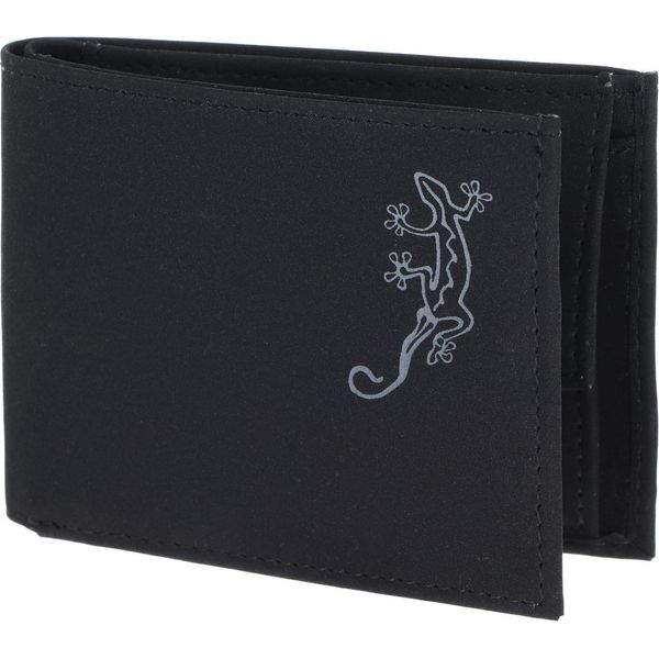 Oxmox Portafoglio New Cryptan Rfid Protect PocketböRse Lizard Print Grey Black Nero-image