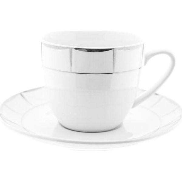 Set Di Tazze Da Caffè Weissberg Da 12 Pezzi Con Motivo A Scacchi - Porcellana Da 175 Ml-image