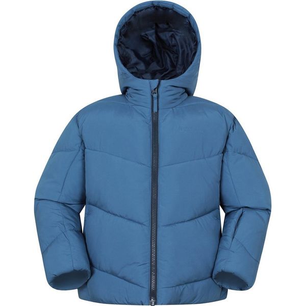 Mountain Warehouse - Giacca Da Sci "Cortina"" Per Bambini, Imbottita, Impermeabile MW4597 (146-152) (Blu)"-image