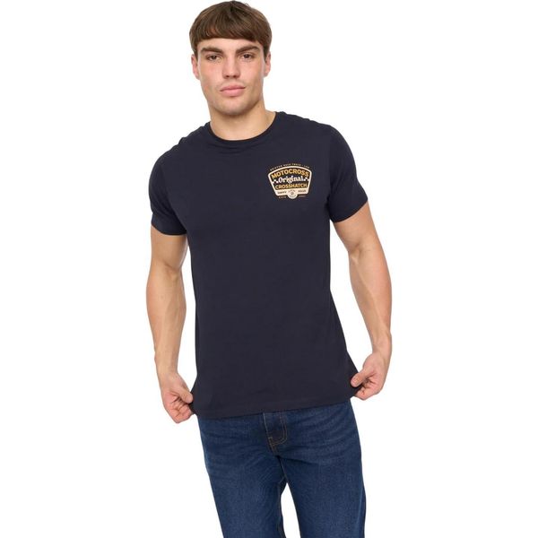 Crosshatch - Maglietta "Motocross"" Da Uomo BG2150 (L) (Navy)"-image