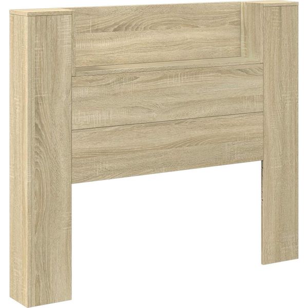 Vidaxl Testata In Rovere Sonoma 120 X 16,5 X 103,5 Cm Materiale A Base Di Legno-image