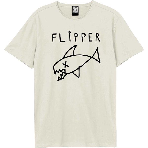 Amplified - Maglietta Per Uomo/Donna Unisex, Logo GD4146 (Xs) (Bianco Sporco)-image