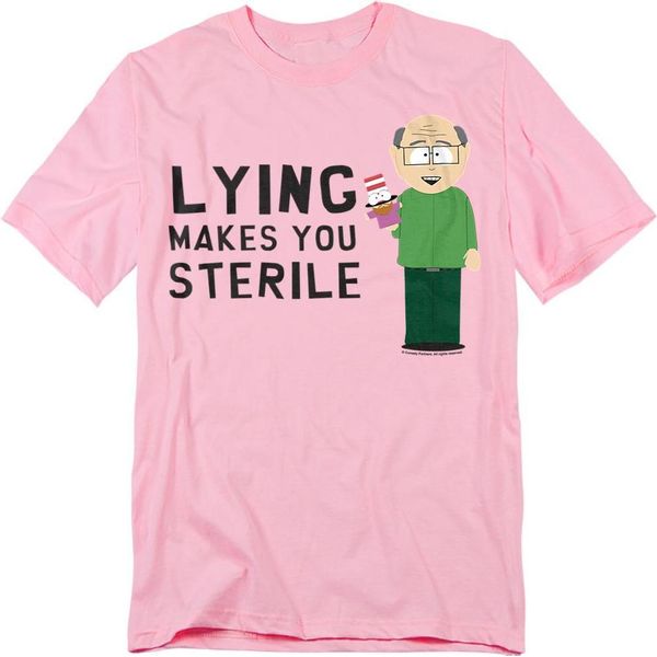 South Park - Maglietta "Mentire Rende Sterili"" Per Uomo/Donna Unisex TV21607 (3XL) (Rosa)"-image