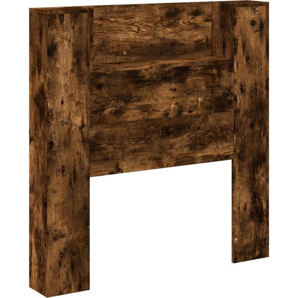 Vidaxl Testata In Rovere Fumé 100 X 16,5 X 103,5 Cm Materiale A Base Di Legno-image