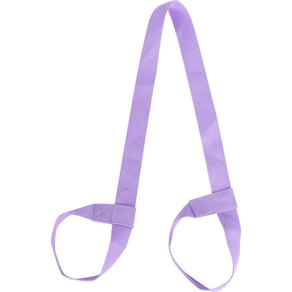 Cinghia Di Trasporto Regolabile Per Tappetino Da Yoga, Cinghia Di Trasporto Portatile, Sport, Palestra (Viola Chiaro)-image