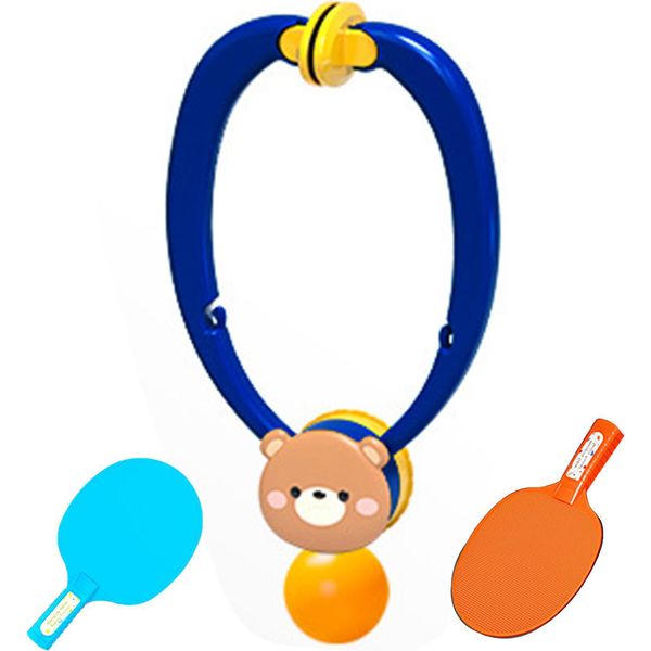 Dispositivo Per L'allenamento Del Tennis Da Tavolo, Attrezzatura Per Interni, Allenatore Di Ping-Pong Sospeso Autoregolabile, Blu-image