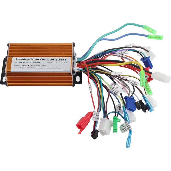 Regolatore Sinusoidale A 6 Tubi A 3 Modalità Per Biciclette Elettriche, Scooter, Regolatore Di Velocità Per Motori Brushless, 36-48 V-image