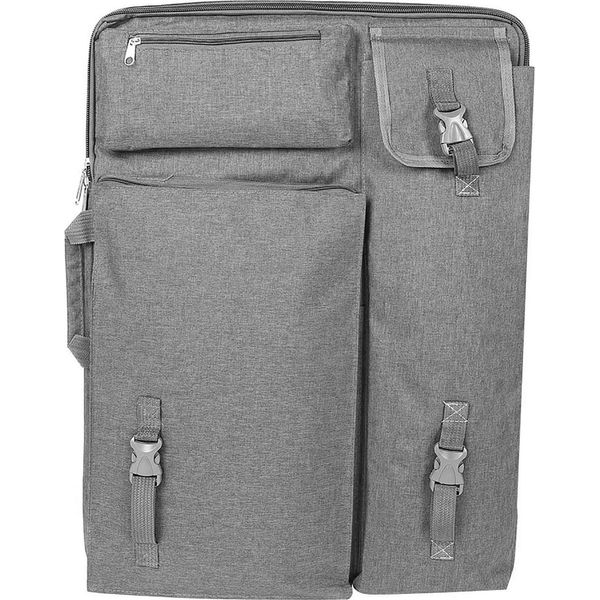 Borsa Multifunzionale Grande 4K Impermeabile Per Il Trasporto Del Tavolo Da Disegno Per Le Forniture Dell'artista (Grigio)-image