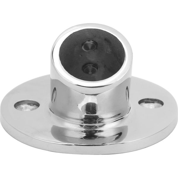 60 Gradi Tubo Rotondo Base Corrimano Raccordo Balaustra 316 Acciaio Inox Parti Yacht Marino25 Mm / 1 Pollice-image